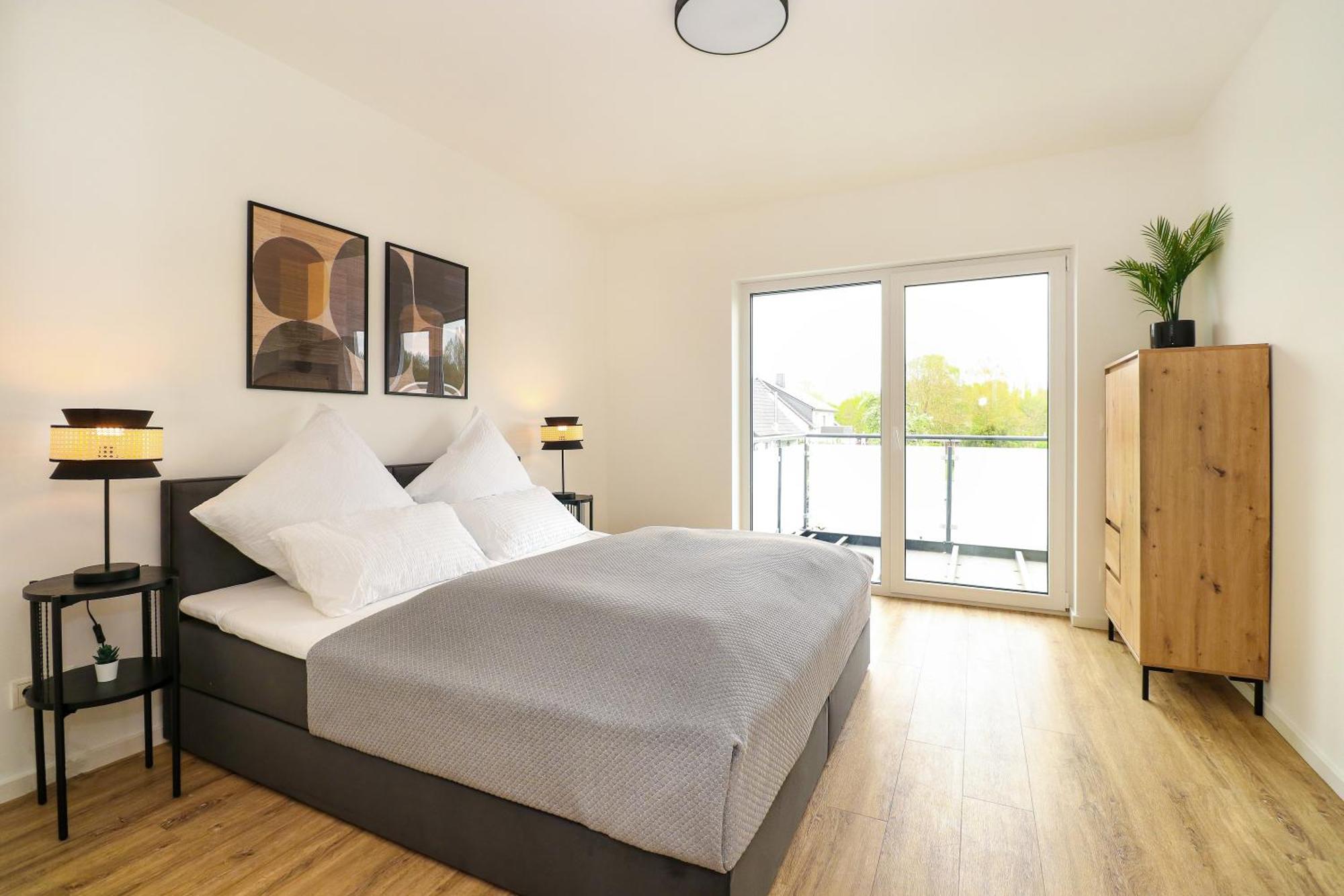 Lightplace - Moderne Apartments In Braunschweig - Balkon - Netflix - Am Kanal Bagian luar foto
