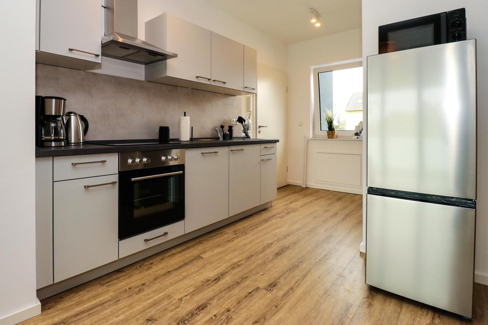Lightplace - Moderne Apartments In Braunschweig - Balkon - Netflix - Am Kanal Bagian luar foto