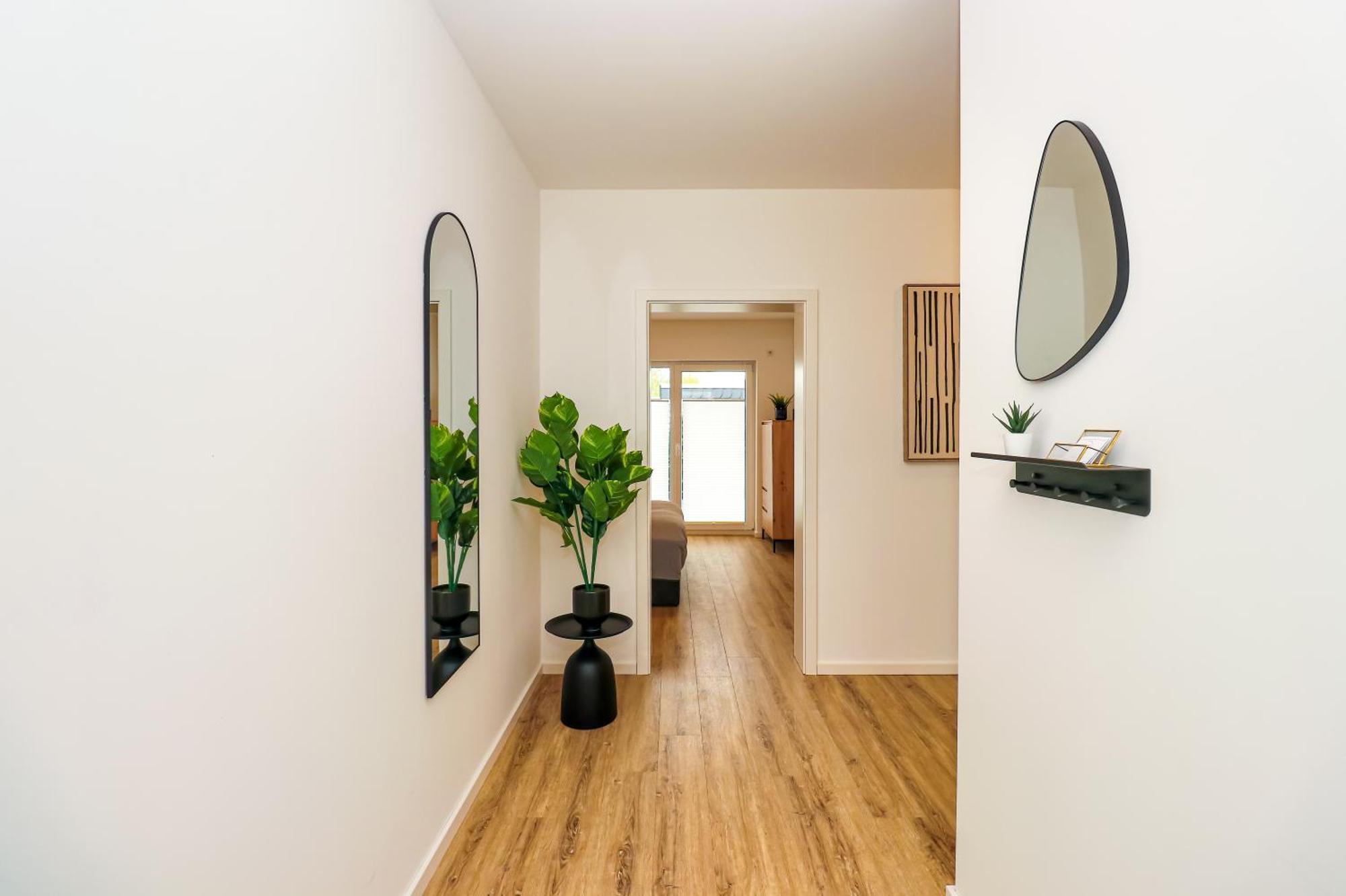 Lightplace - Moderne Apartments In Braunschweig - Balkon - Netflix - Am Kanal Bagian luar foto