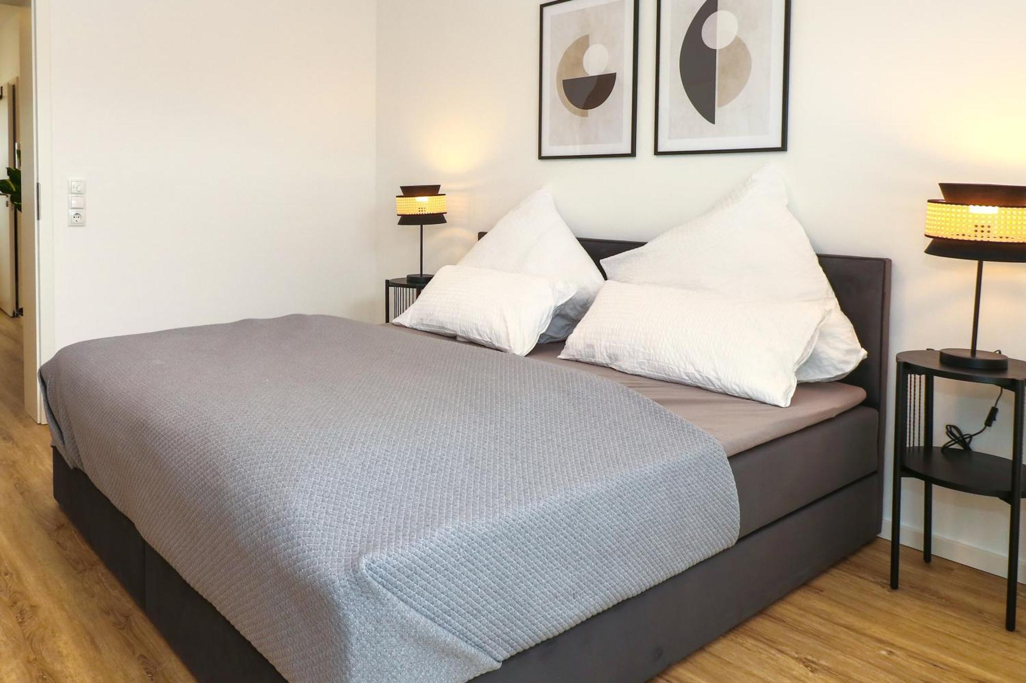 Lightplace - Moderne Apartments In Braunschweig - Balkon - Netflix - Am Kanal Bagian luar foto